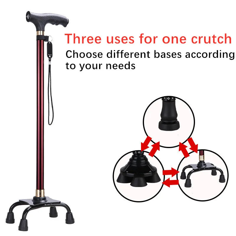 WalkWise LED Walking Cane — Adjustable Height, Non-Slip Base, Lightweight Support
